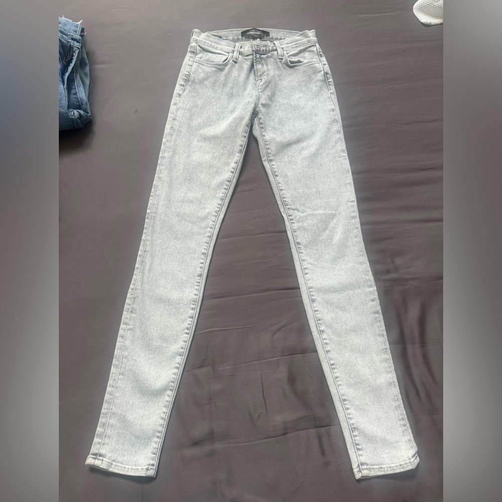 J Brand Women's Light Gray Skinny Leg Jeans